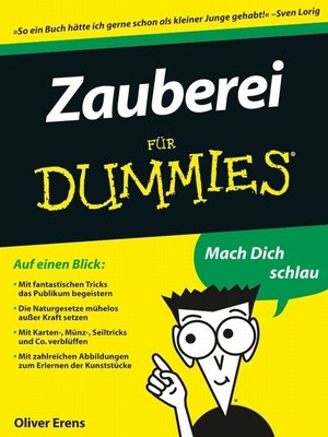 cover image of Zauberei fÃ¼r Dummies